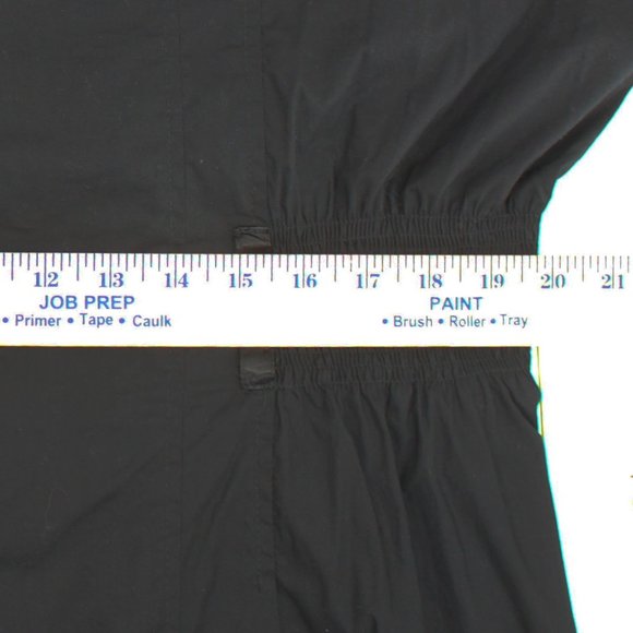 NWT Coogi Black Dress SZ 3X Y2K Hip Hop Cotton Puff Sleeve Snap Front Rhinestone - Picture 9 of 16